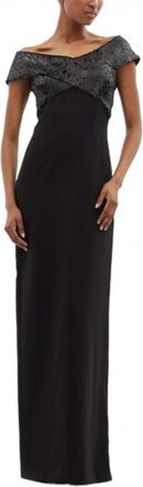 Just Cavalli Elegante Lange Boothals Pailletten Detail Jurk - Dames - Avondkleed - Zwart - S - Pailletten - Kleedjes