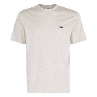 Autry Embroidered Logo Tee - - Tops - Uomo - Grigio - S