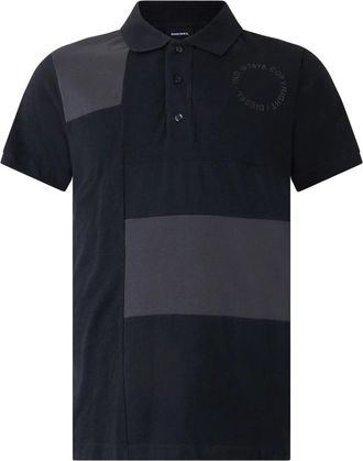 Diesel Katoenen Polo - Heren - Tops - Zwart - Maat: S Katoen