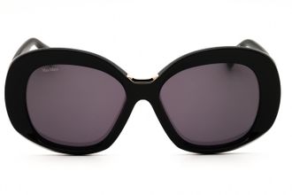 Max Mara MM008701A Oversized Acetate Sunglasses - Black