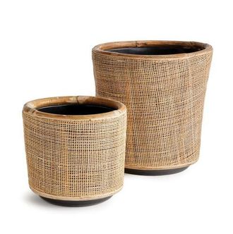 Napa Home & Garden Lyla Dry Basket Planters, Set of 2 in Beige at Nordstrom