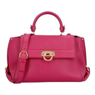 Ferragamo Pre-owned Sofia Handtas - Dames - Vintage Handtas - Rood - ONE Size - Leer - Vintage