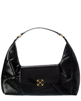 Off-white Jitney Patchwork Leather Shoulder Bag