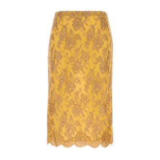 Saint Laurent Jupe - Dames - Rokken - Veelkleurig - Maat: M Zijde