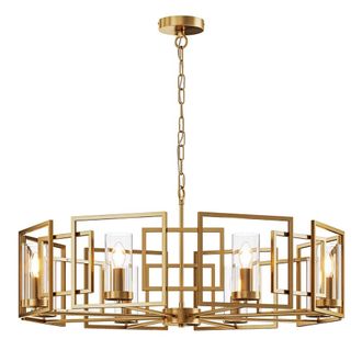 Maytoni Stilvolle Pendellampe Bowi 8-flammig - &oslash; 87.5 cm