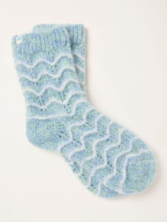 Fat Face FatFace Green Pointelle Lounge Socks