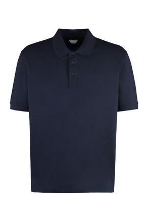 【BOTTEGA VENETA】Light Cotton Short Sleeve Polo Shirt Bottega Veneta - Light Cotton Piquet Polo Shirt - Curated