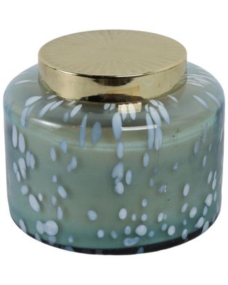 Sagebrook Home 7In 71Oz Jasmine Speckle Lidded Candle