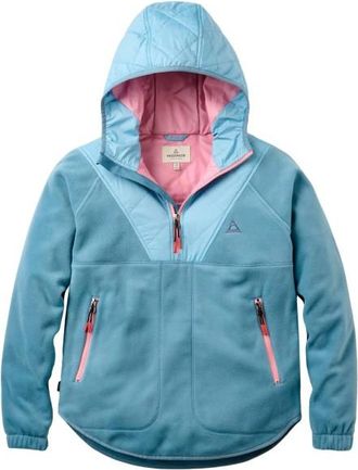 Passenger Beaumont Recycled Polar Hooded Fleece Fleecepullover f&uuml;r Damen | t&uuml;rkis