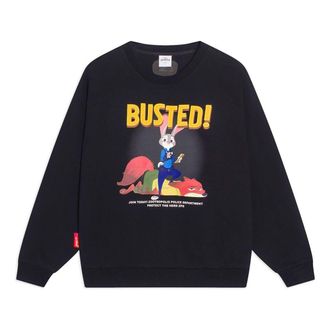 Li-Ning x Disney Zootopia Graphic Sweatshirt Black AWDT343-2