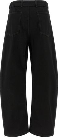 Christophe Lemaire Twisted Belted Jeans - Black
