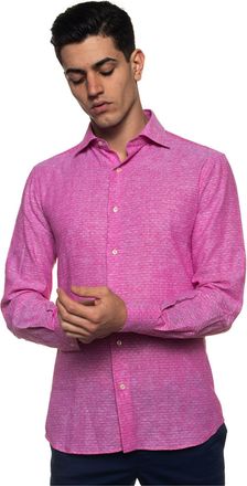 Angelo Nardelli Camicia casual Fragola Angelo Nardelli Uomo