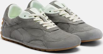 Bottega Veneta Orbit Flash suede sneakers