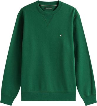 Tommy Hilfiger Hoodies & sweatvesten, Heren, Groen, S, ESS Seasonal Fleece Crewneck