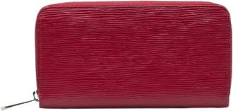 Louis Vuitton Pre-owned Wallets, female, Red, Size: ONE SIZE Pre-owned Zippy Wallet Epi Long Wallet