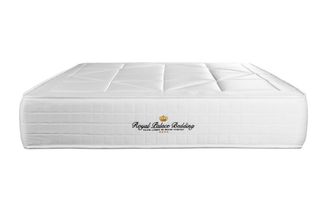 Royal Palace Bedding Colch&oacute;n blanco con muelles ensacados y espuma viscoel&aacute;stica 140 x 190