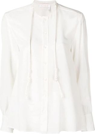 Chlo&eacute; Shirts - Dames - Overhemden - Wit - S - Overhemden