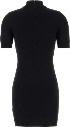 Michael Kors Womens Black Knit Mini Dress Exterior: Viscose Polyester Abiti