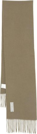 Our Legacy Accessoires, Heren, Groen, ONE Size, Wol, Dubbele Wol Olijf Estate Sjaal