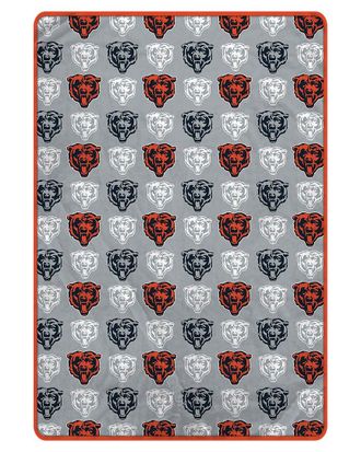 Pegasus Sports Chicago Bears Nfl Team Logomania Oversized Fleece Blanket