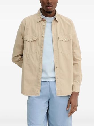 Paul Smith patch-pocket shirt - men - Fabric - M - Neutrals