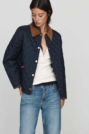 Barbour Icon Quilted Cropped Jacket