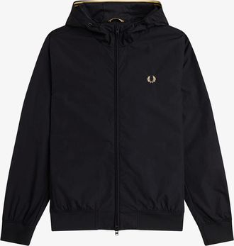 Fred Perry Mens Fred Perry J2330 Hooded Brentham Jacket - Black - Size: Regular/40