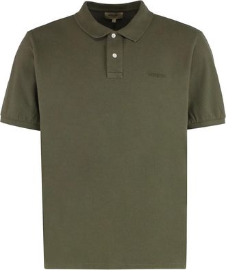Woolrich Classic American Polo - Heren - Polos - Groen - S - Katoen - Tops