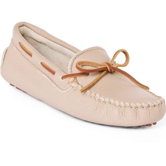 Minnetonka Classic Driving Shoe in Taupe at Nordstrom, Size 8.5