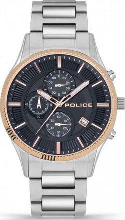 Police PEWJI2194242 Mens Vault Watch - Silver - One Size
