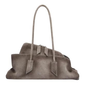 The Attico La Passeggiata Small Top Handle - - Bags - Donna - Grigio - ONE SIZE