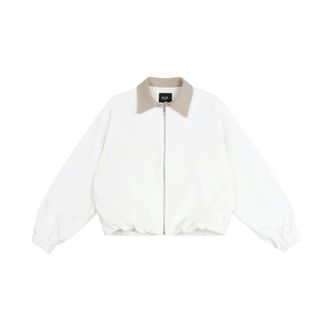 ALIX The Label Alix The Label - Geweven Versierde Ballon Bomber - Dames - Jassen - Beige - Maat: S