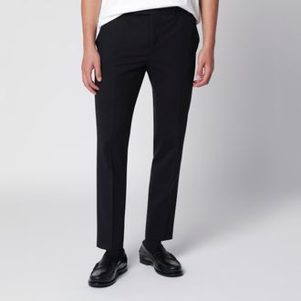 Pantaloni Torino Pantaloni Dieci neri in misto lana