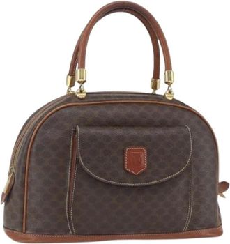 Celine Pre-owned Handbags, female, Brown, Size: ONE SIZE Pre-owned Vintage Plastic Handbag