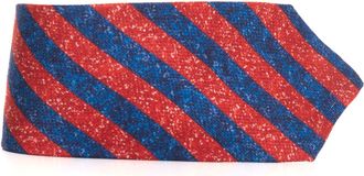 Kiton Cravatta in seta Rosso Kiton Uomo