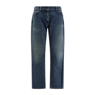 The Row Dinni Straight Leg - Dames - Jeans - Blauw - Maat: W28 Katoen