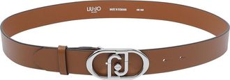 Liu Jo Brown Logo Belt