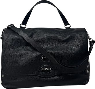 Zanellato Tassen, Dames, Zwart, ONE Size, Leer, Postina Daily Giorno M