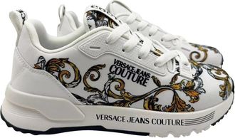 Versace Jeans Couture Schoenen dames - Wit - Dames - Sneakers - Wit - 40 EU - Schoenen
