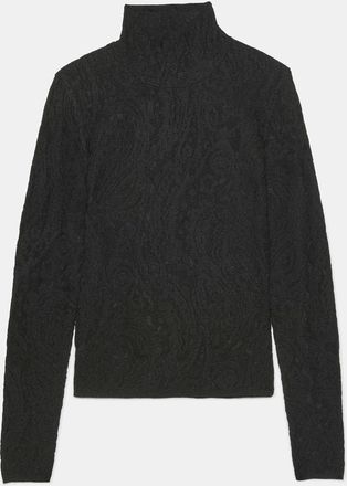 Kate Spade New York Lace Knit Turtleneck Top