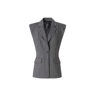 Pinko Pinko, Dames, Jassen, Grijs, Maat: M Wol