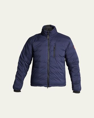 Canada Goose Mens Lodge Zip-Front Puffer Coat
