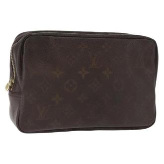 Louis Vuitton Pre-owned Clutches, female, Brown, Size: ONE SIZE Pre-owned Canvas Clutch