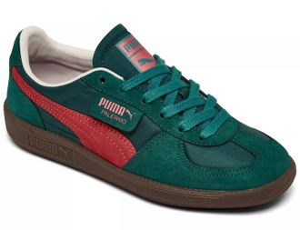 Puma Palermo Play Paris 400754-01 Sneakers Womens Green Lace Up Shoes LIQ494