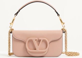 Valentino Garavani Borsa Piccola A Spalla Valentino Garavani Loc&ograve; In Vitello Donna ROSE CANNELLE UNI