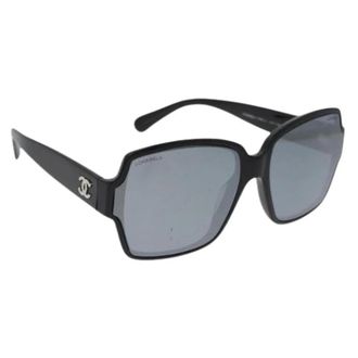 Chanel Pre-owned Accessories, female, Black, Size: ONE SIZE Pre-owned Vintage Sunglasses