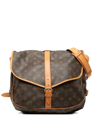 Louis Vuitton 2001 Monogram Saumur 35 crossbody bag - Brown