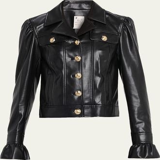 Cinq &agrave; Sept Deryn Vegan Leather Jacket