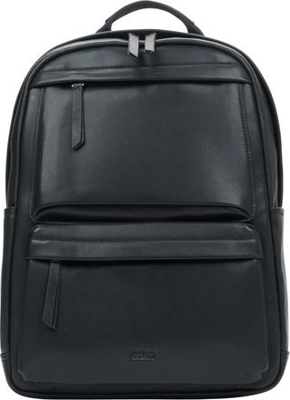 Estro & Luminara Urban Rugzak - Heren - Rugzakken - Zwart - ONE Size - Leer - Tassen