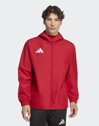 adidas adidas Performance - Entrada26 All Weather - Giacca rosso team power/bianca